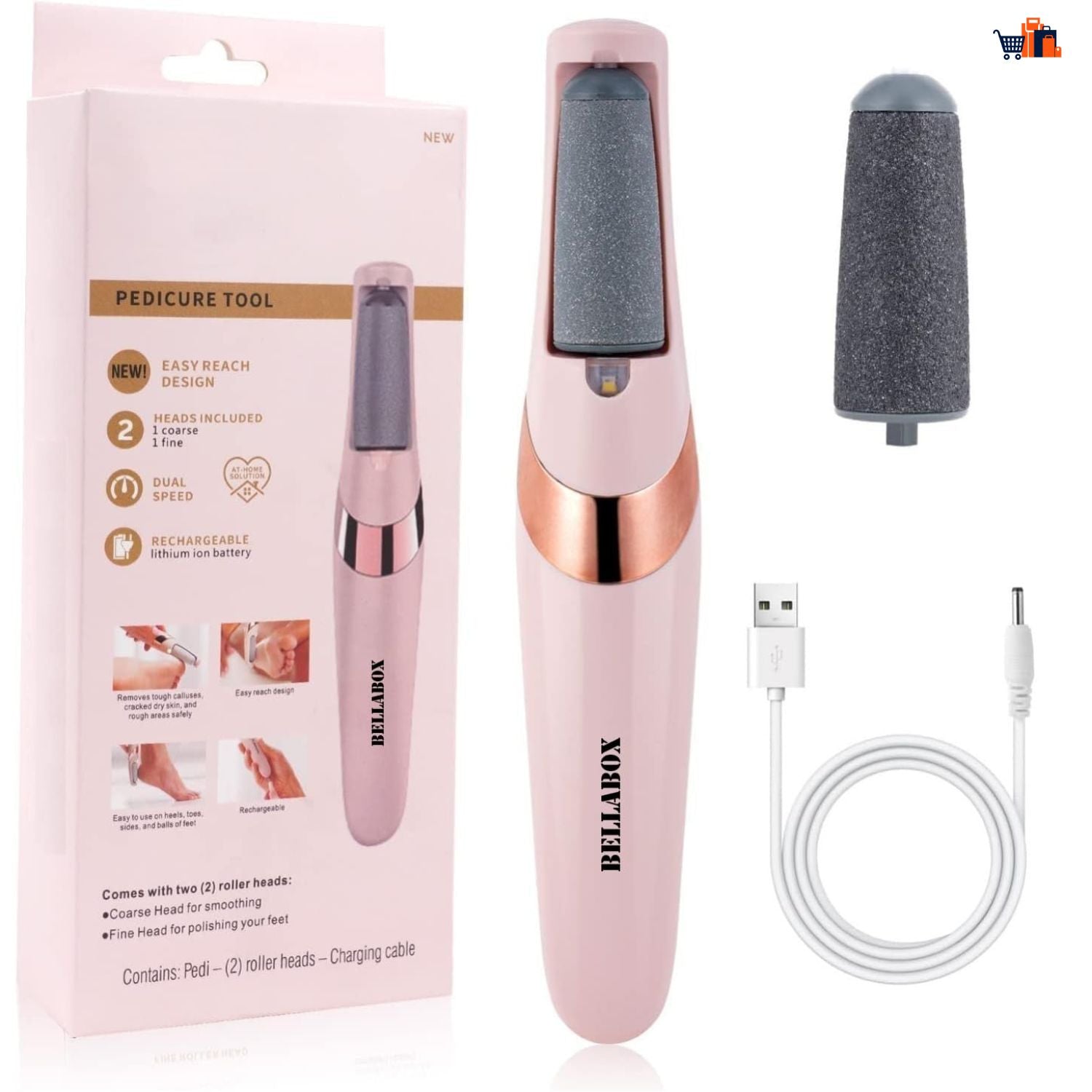 FOOT CELLUS REMOVER RECHARGEABLE