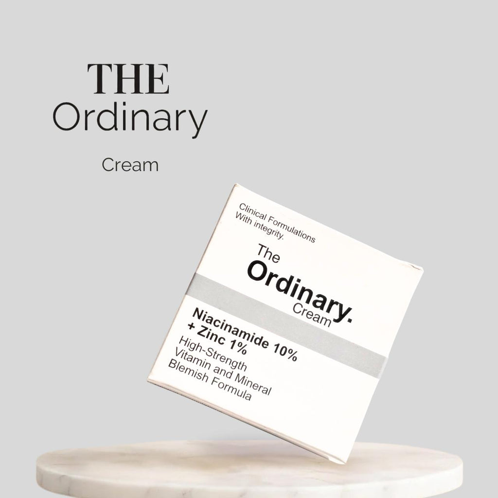 The Ordinary Niacinamide Serum, Night Cream & The Ordinary Facewash.